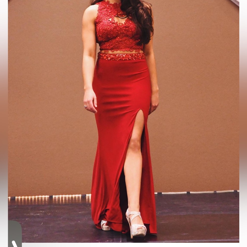 Red Madison James prom/pageant dress!